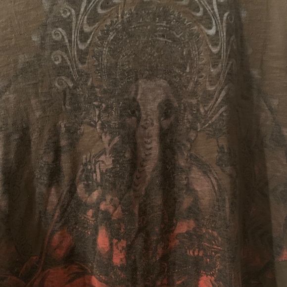 Yoga Lucky brand elephant Ganesh muscle tee tank - small - Picture 3 of 6